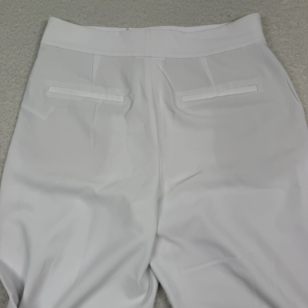 Alice + Olivia White Wide-Leg Trousers - Picture 7 of 13